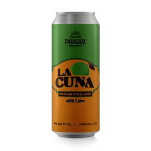 La Cuna Mexican Style Lager, Paradox Brewery